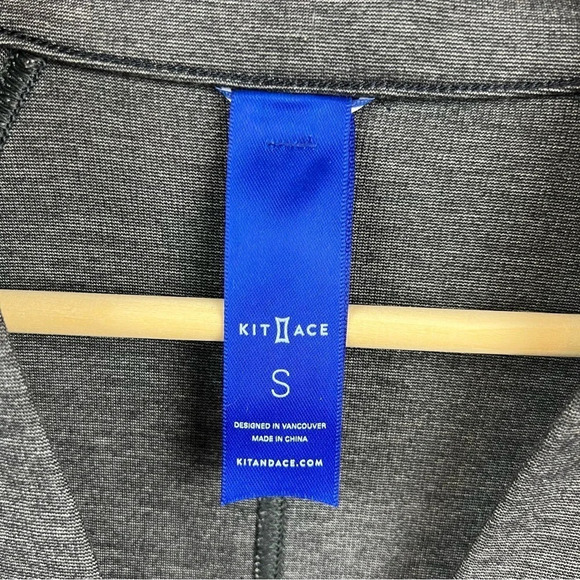 Kit & Ace Long Line Cardigan Sweater Jacket Womens Small Gray Travel Work Career - Picture 3 of 10